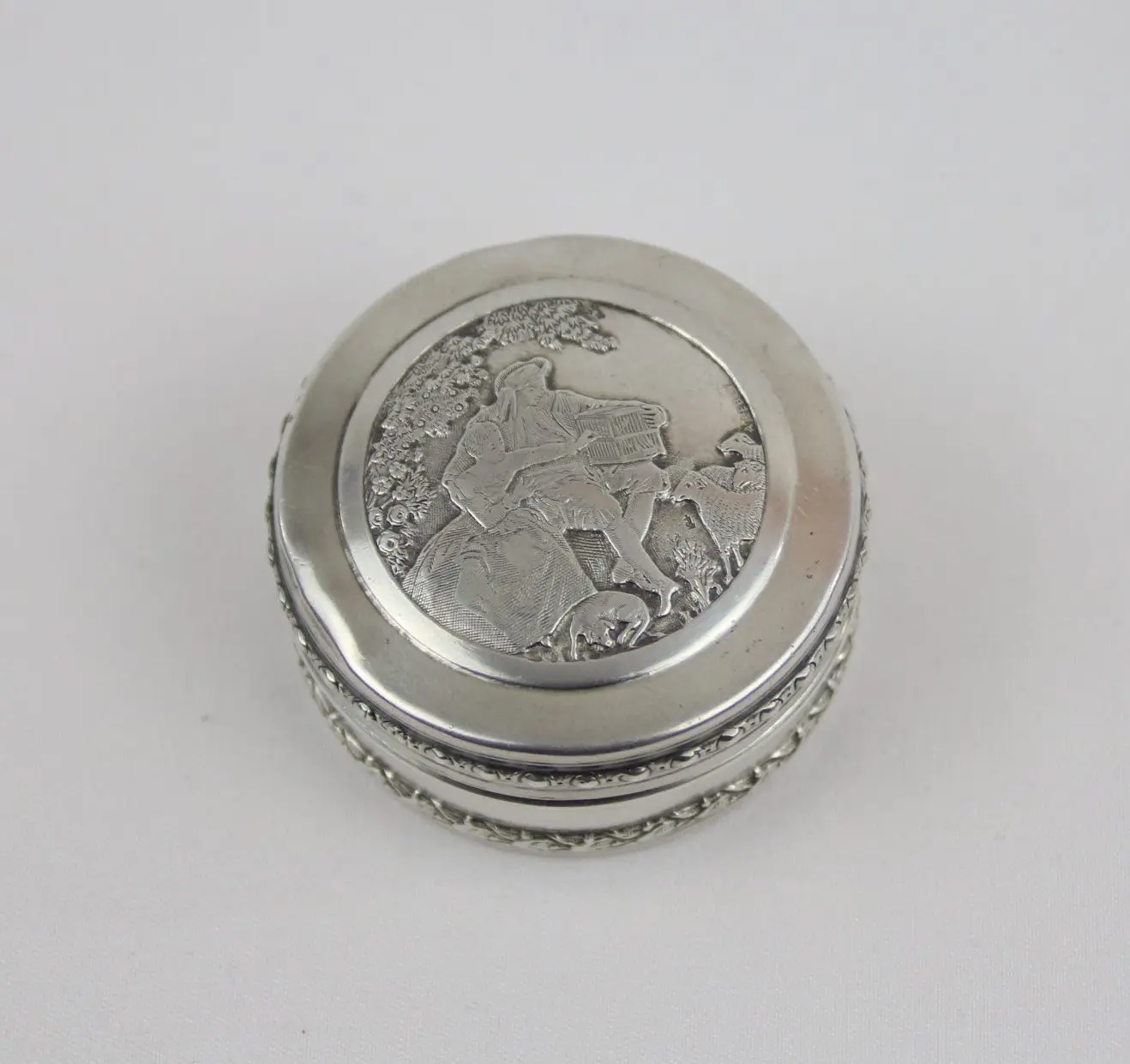 Mini boîte à pilules vide ronde en métal de 5CM, 1 pièce, boîtes à bonbons,  pots